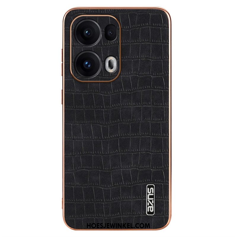 Case Hoesje Oppo Reno 13 Pro 5g Telefoonhoesje Azns Krokodillenstijl