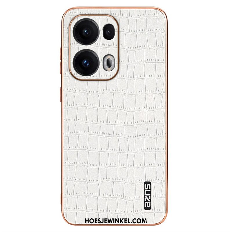 Case Hoesje Oppo Reno 13 Pro 5g Telefoonhoesje Azns Krokodillenstijl