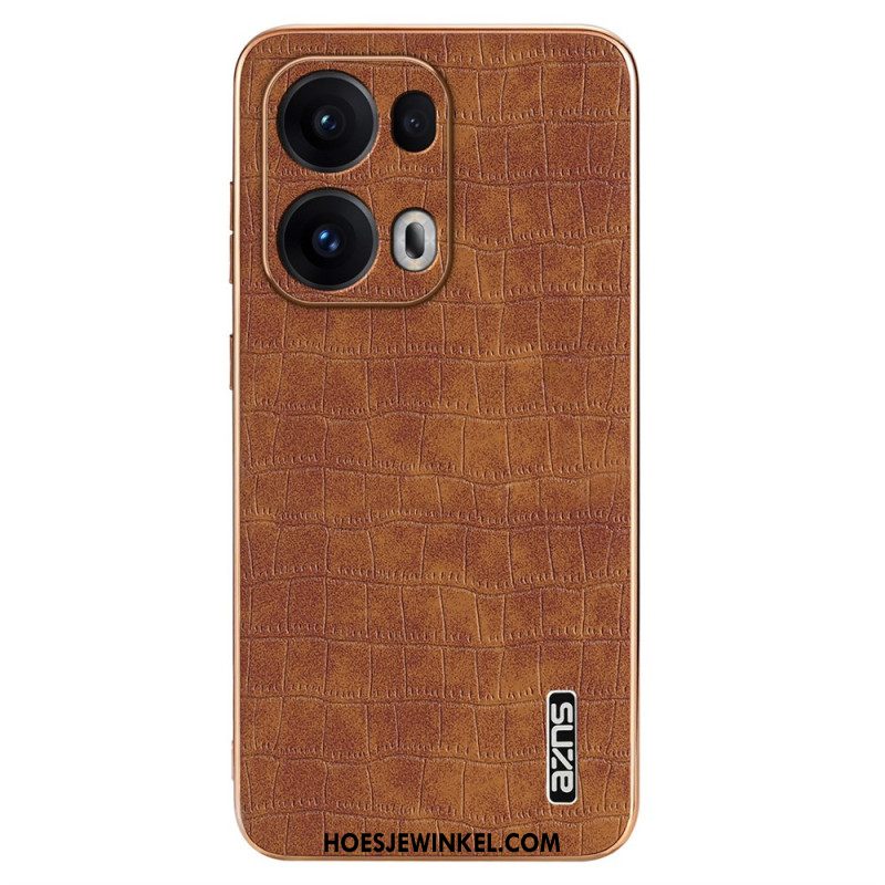 Case Hoesje Oppo Reno 13 Pro 5g Telefoonhoesje Azns Krokodillenstijl