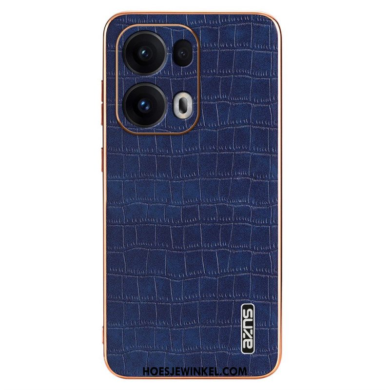 Case Hoesje Oppo Reno 13 Pro 5g Telefoonhoesje Azns Krokodillenstijl