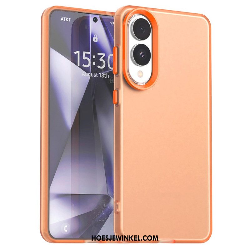 Case Hoesje Samsung Galaxy S25 5g Edge Telefoonhoesje Hybride