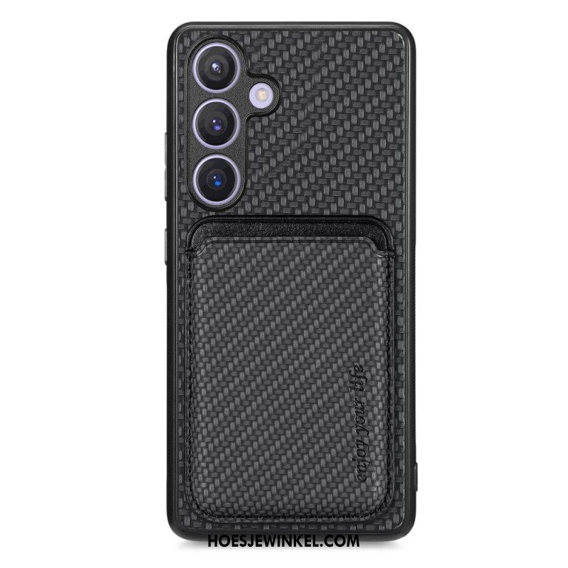 Case Hoesje Samsung Galaxy S25 5g Telefoonhoesje Afneembare Magnetische Kaarthouder