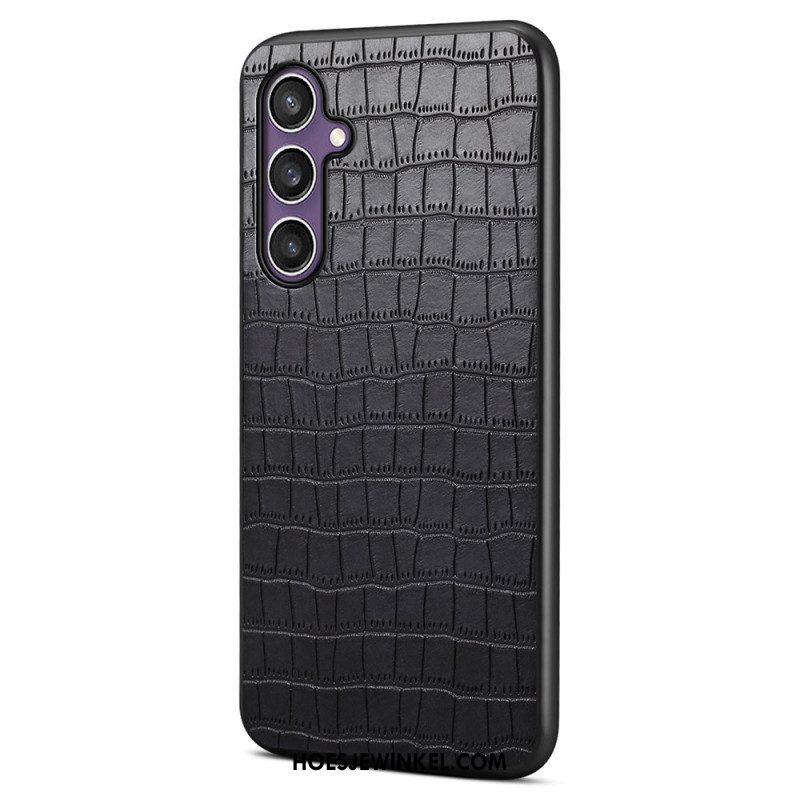 Case Hoesje Samsung Galaxy S25 5g Telefoonhoesje Krokodillenprint