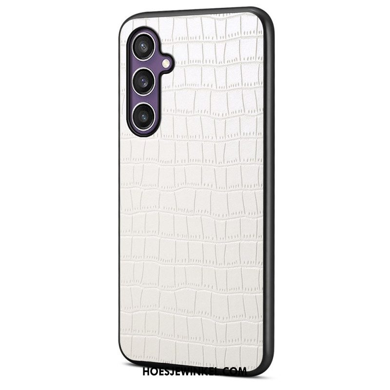 Case Hoesje Samsung Galaxy S25 5g Telefoonhoesje Krokodillenprint