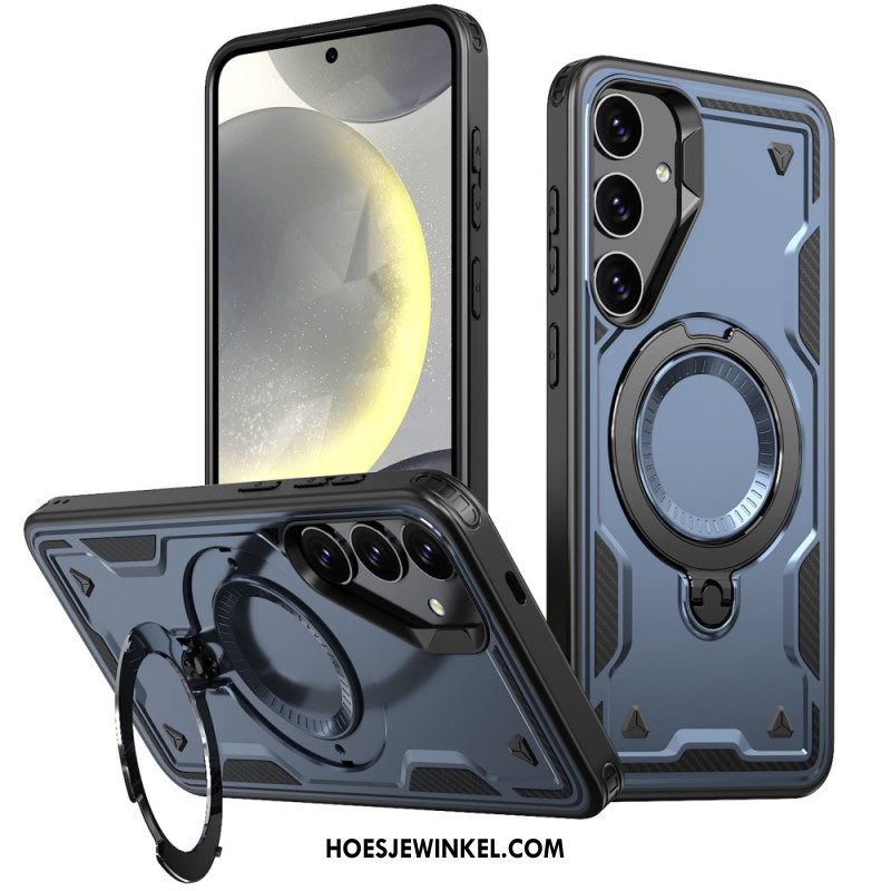Case Hoesje Samsung Galaxy S25 5g Telefoonhoesje Magsafe-compatibel Militaire Bescherming En Standaard