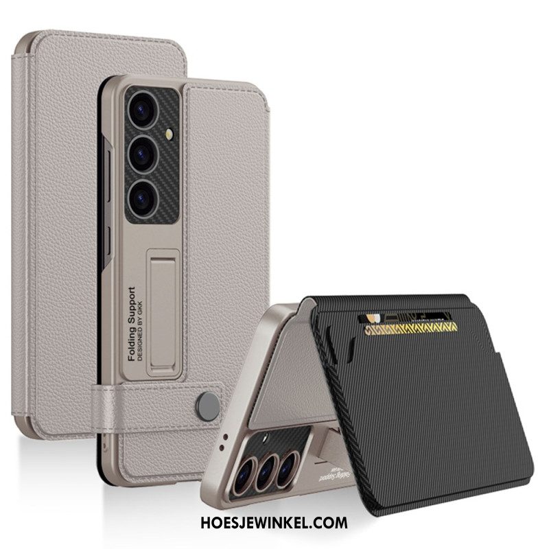 Case Hoesje Samsung Galaxy S25 5g Telefoonhoesje Premium Kaarthouder En Standaard