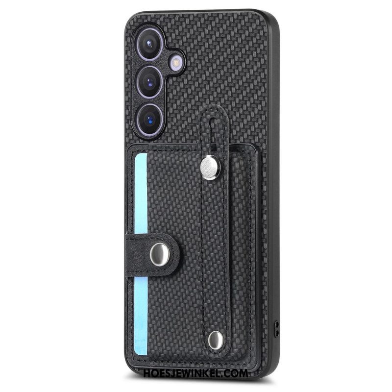 Case Hoesje Samsung Galaxy S25 Plus 5g Telefoonhoesje Bandje En Kaarthouder