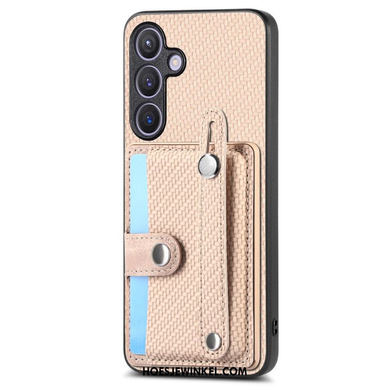 Case Hoesje Samsung Galaxy S25 Plus 5g Telefoonhoesje Bandje En Kaarthouder