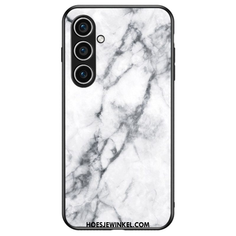 Case Hoesje Samsung Galaxy S25 Plus 5g Telefoonhoesje Marmer Gehard Glas