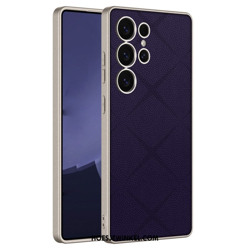 Case Hoesje Samsung Galaxy S25 Ultra 5g Telefoonhoesje Metallic Titanium