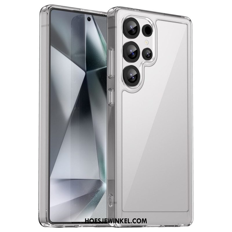 Case Hoesje Samsung Galaxy S25 Ultra 5g Telefoonhoesje Subtiel Ontwerp