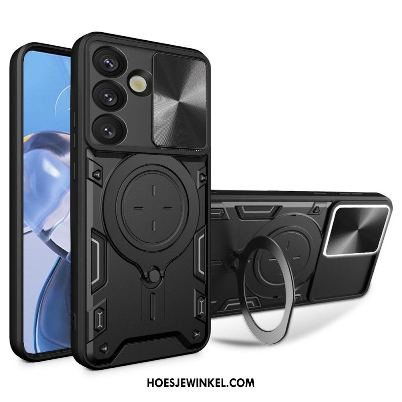 Case Hoesje Samsung Galaxy S26 Telefoonhoesje Schuifbare Camerastandaard En Hoes
