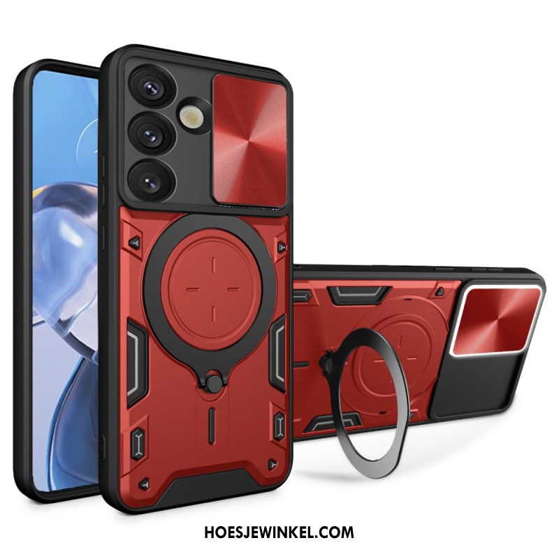 Case Hoesje Samsung Galaxy S26 Telefoonhoesje Schuifbare Camerastandaard En Hoes