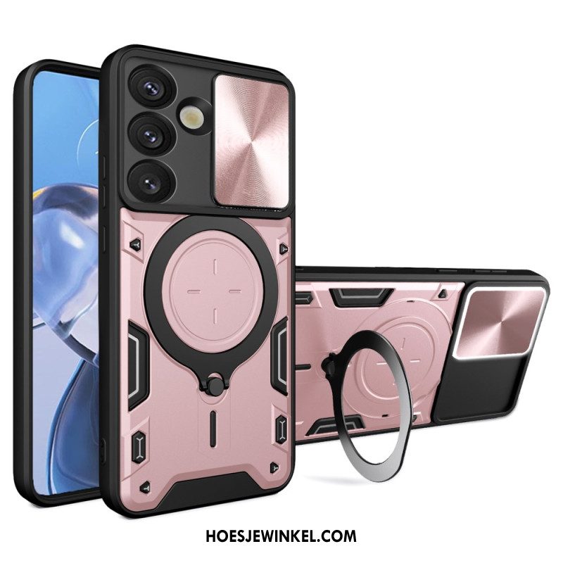 Case Hoesje Samsung Galaxy S26 Telefoonhoesje Schuifbare Camerastandaard En Hoes