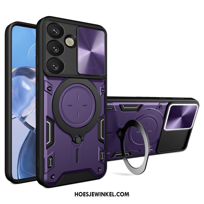 Case Hoesje Samsung Galaxy S26 Telefoonhoesje Schuifbare Camerastandaard En Hoes