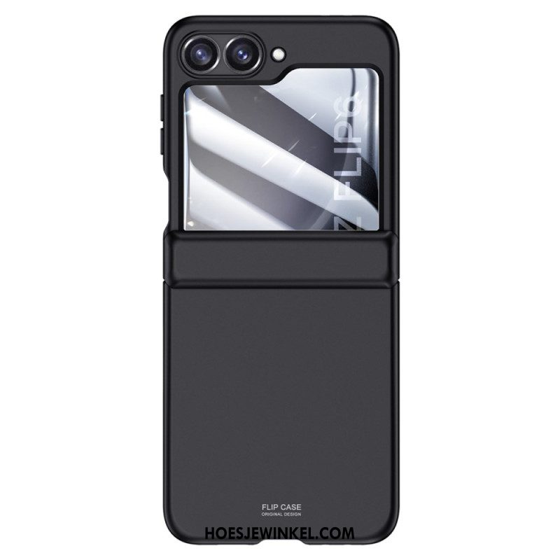 Case Hoesje Samsung Galaxy Z Flip 7 Fe Telefoonhoesje Achterscharnierbeschermer Van Gehard Glas En Schermbeschermer