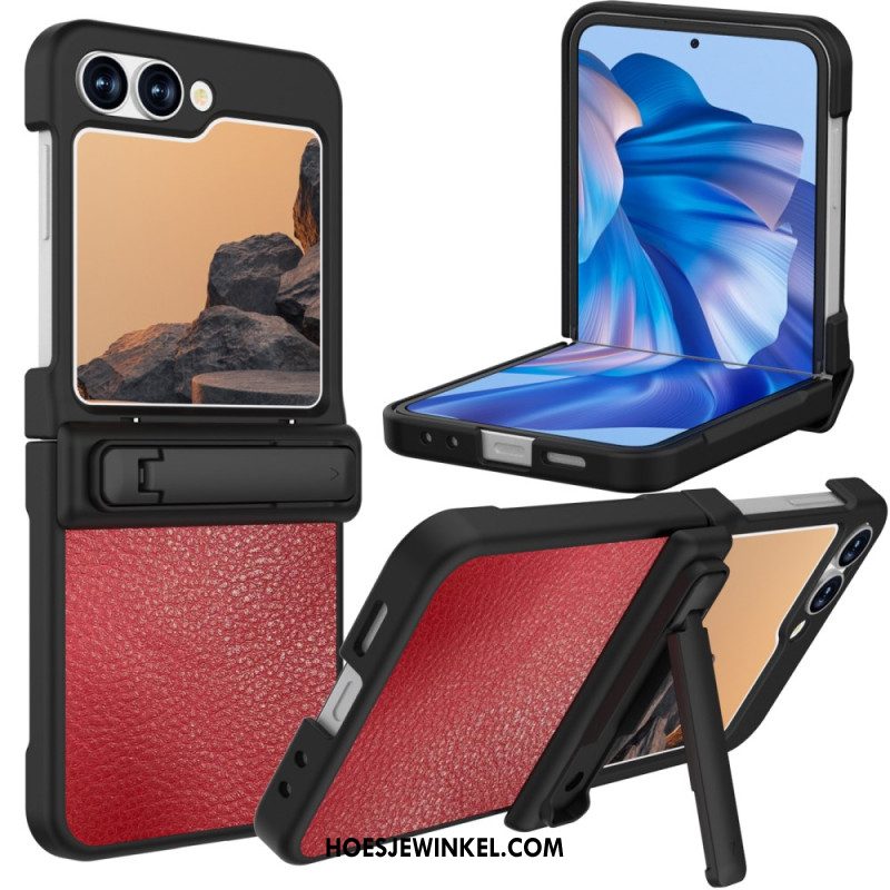 Case Hoesje Samsung Galaxy Z Flip 7 Fe Telefoonhoesje Handsfree Standaard