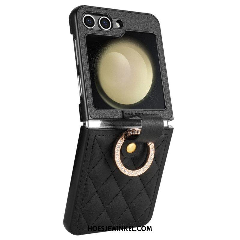 Case Hoesje Samsung Galaxy Z Flip 7 Fe Telefoonhoesje Klassiek Gewatteerd