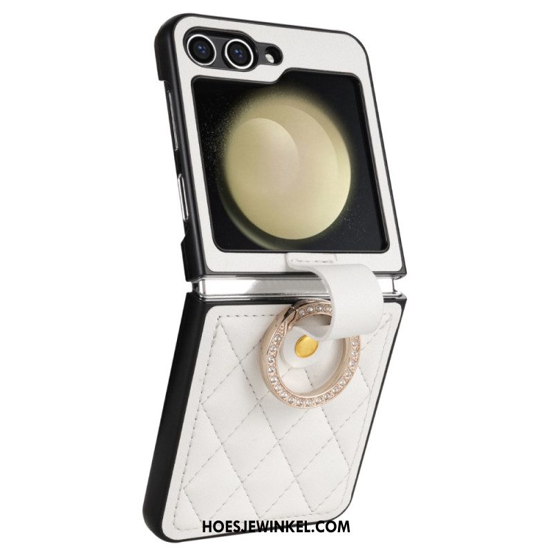 Case Hoesje Samsung Galaxy Z Flip 7 Fe Telefoonhoesje Klassiek Gewatteerd