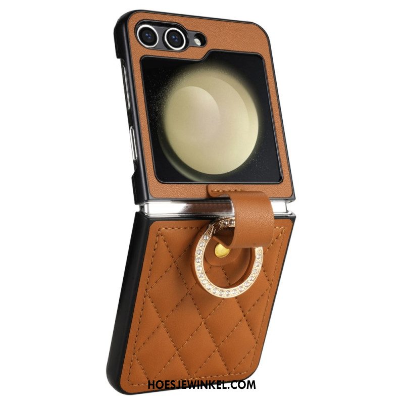 Case Hoesje Samsung Galaxy Z Flip 7 Fe Telefoonhoesje Klassiek Gewatteerd