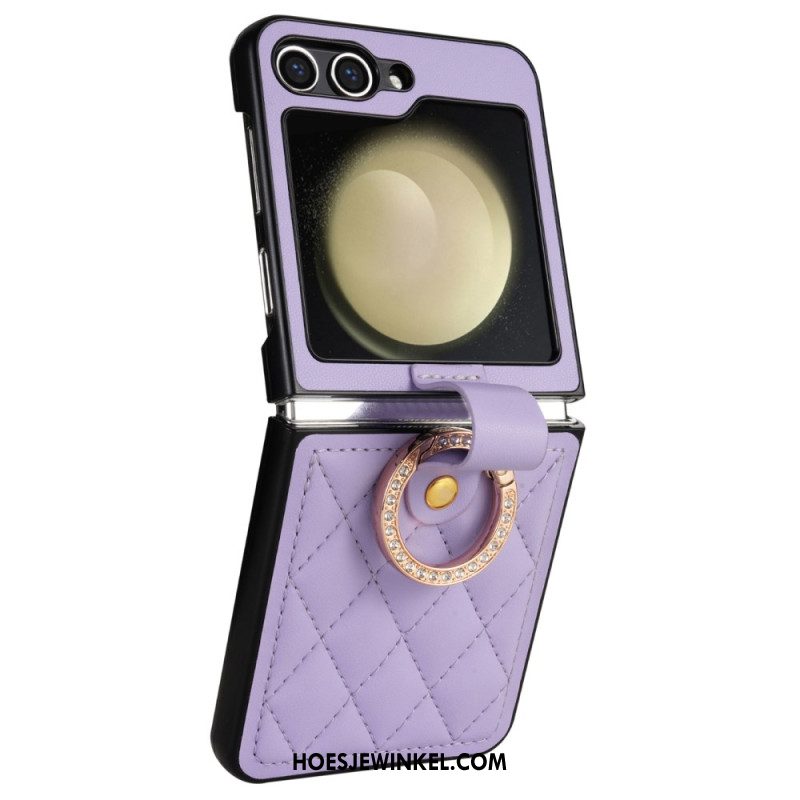 Case Hoesje Samsung Galaxy Z Flip 7 Fe Telefoonhoesje Klassiek Gewatteerd