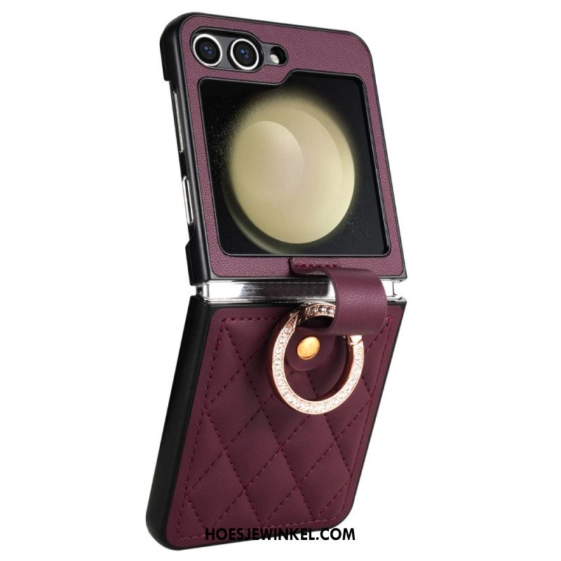 Case Hoesje Samsung Galaxy Z Flip 7 Fe Telefoonhoesje Klassiek Gewatteerd