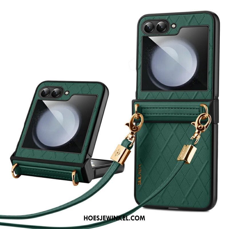 Case Hoesje Samsung Galaxy Z Flip 7 Fe Telefoonhoesje Sulada Schouderband