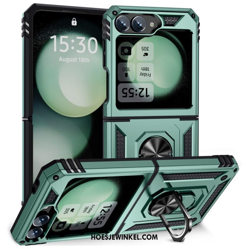 Case Hoesje Samsung Galaxy Z Flip 7 Fe Telefoonhoesje Ultraduurzame Ringhouder