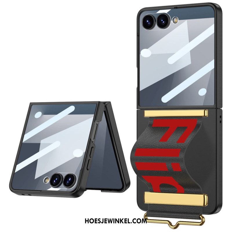 Case Hoesje Samsung Galaxy Z Flip 7 Telefoonhoesje Gkk-riem