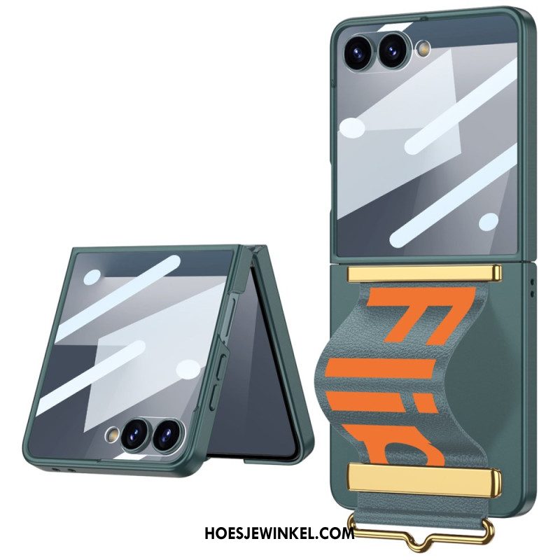 Case Hoesje Samsung Galaxy Z Flip 7 Telefoonhoesje Gkk-riem