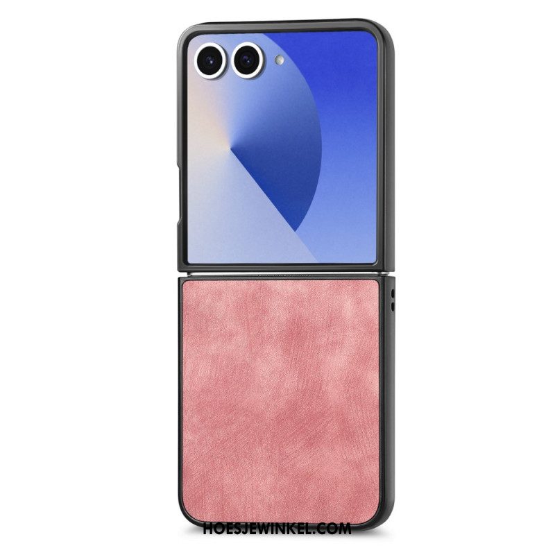 Case Hoesje Samsung Galaxy Z Flip 7 Telefoonhoesje Suède-effect