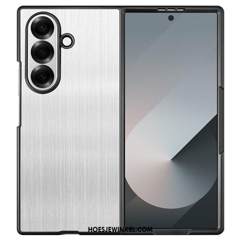 Case Hoesje Samsung Galaxy Z Fold 7 Telefoonhoesje Roestvrij Staal