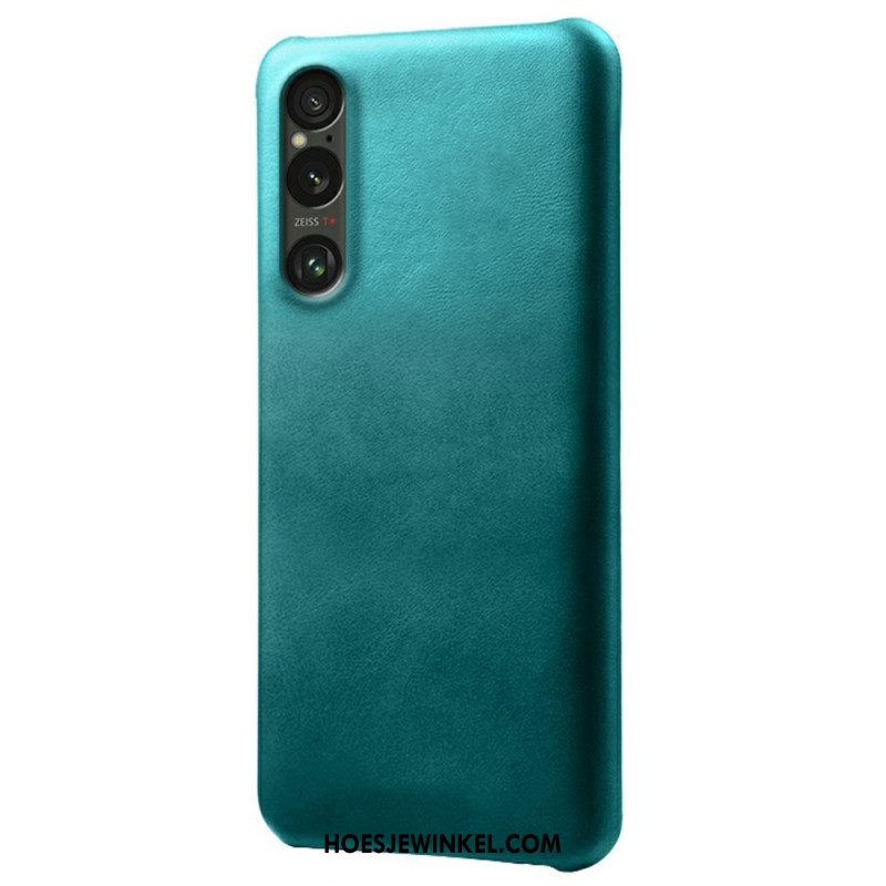 Case Hoesje Sony Xperia 1 Vii Telefoonhoesje Leer Effect