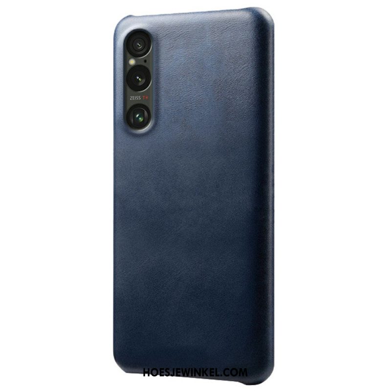 Case Hoesje Sony Xperia 1 Vii Telefoonhoesje Leer Effect