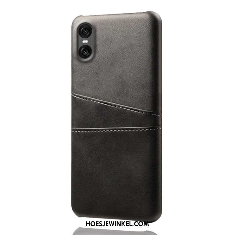 Case Hoesje Sony Xperia 10 Vii Telefoonhoesje Kaarthouder Met Lederlook