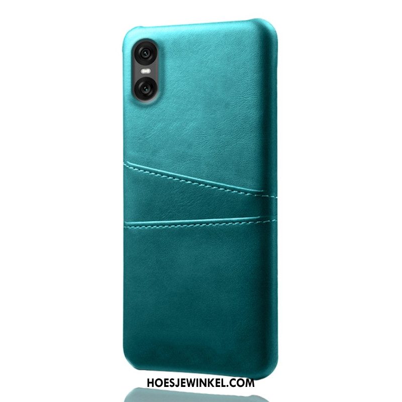 Case Hoesje Sony Xperia 10 Vii Telefoonhoesje Kaarthouder Met Lederlook
