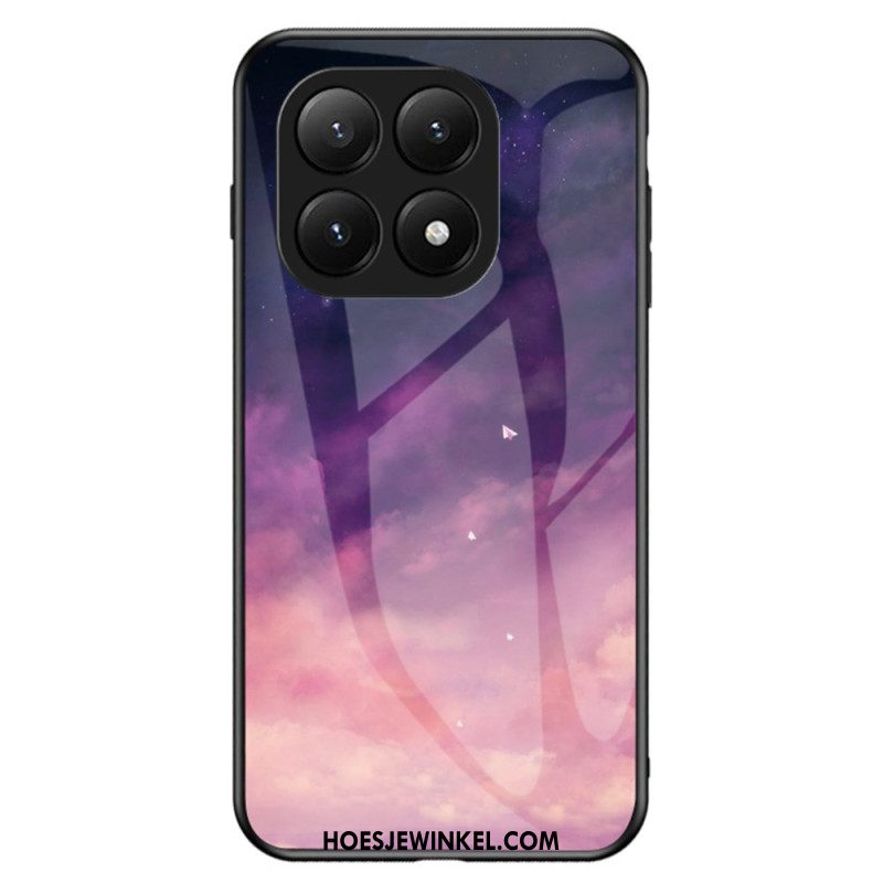 Case Hoesje Xiaomi 15t Pro Telefoonhoesje Hemelsblauw Gehard Glas