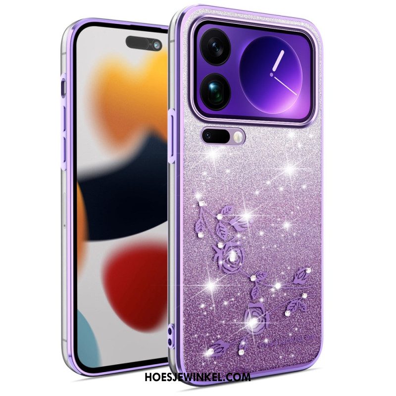 Case Hoesje Xiaomi 17 Pro Max Telefoonhoesje Kadem-strasssteentjes