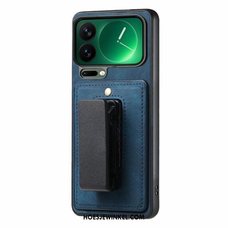 Case Hoesje Xiaomi 17 Pro Max Telefoonhoesje Riemclip En Geïntegreerde Standaard