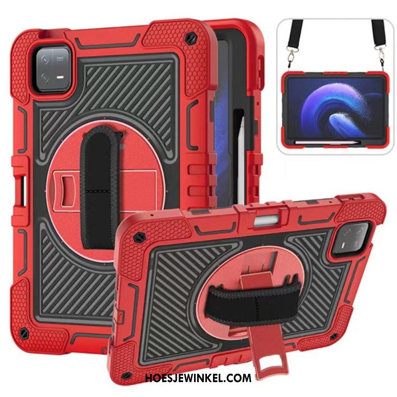 Case Hoesje Xiaomi Pad 6 Pro Telefoonhoesje Ultrasterk Met Schouderriem