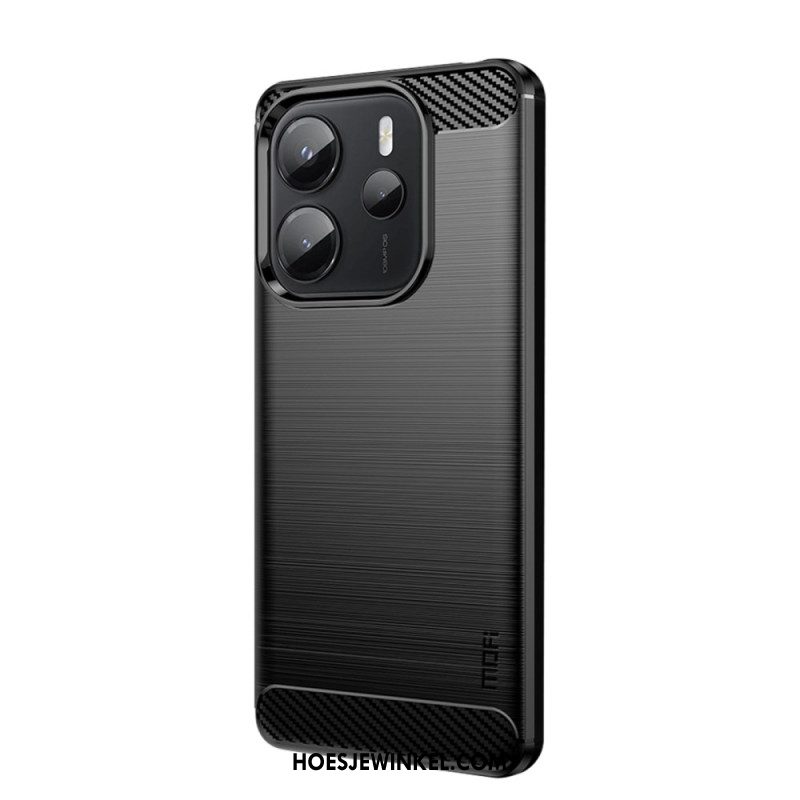 Case Hoesje Xiaomi Redmi Note 14 4g Telefoonhoesje Geborsteld Koolstofvezel