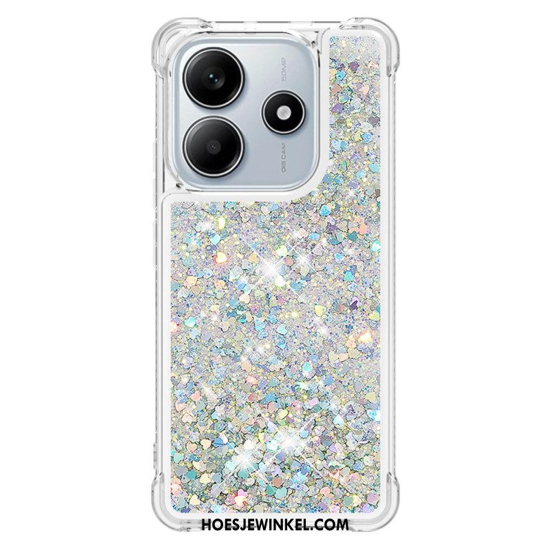 Case Hoesje Xiaomi Redmi Note 14 4g Telefoonhoesje Glitter