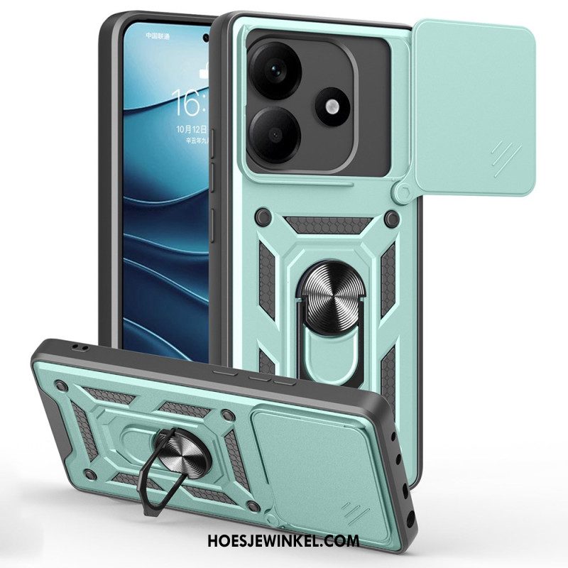 Case Hoesje Xiaomi Redmi Note 14 5g Telefoonhoesje Schuifbare Camerahoes En Standaard