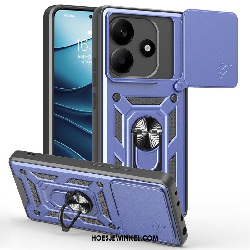 Case Hoesje Xiaomi Redmi Note 14 5g Telefoonhoesje Schuifbare Camerahoes En Standaard