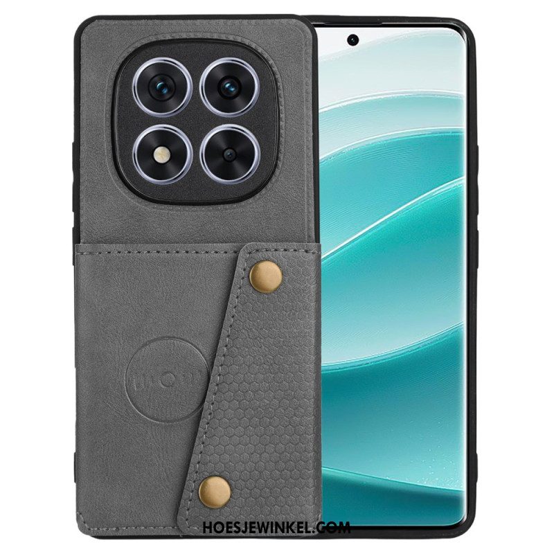 Case Hoesje Xiaomi Redmi Note 14 Pro Plus 5g Telefoonhoesje Kaarthouder En Standaard In Lederlook