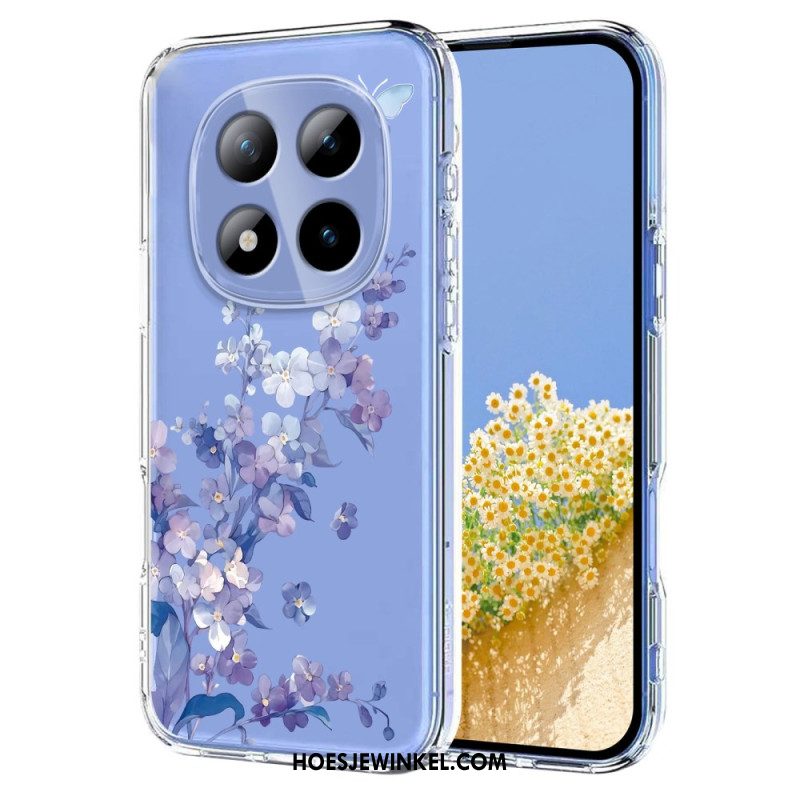 Case Hoesje Xiaomi Redmi Note 15 Pro Plus 5g Telefoonhoesje Bloemen- En Vlindereffect