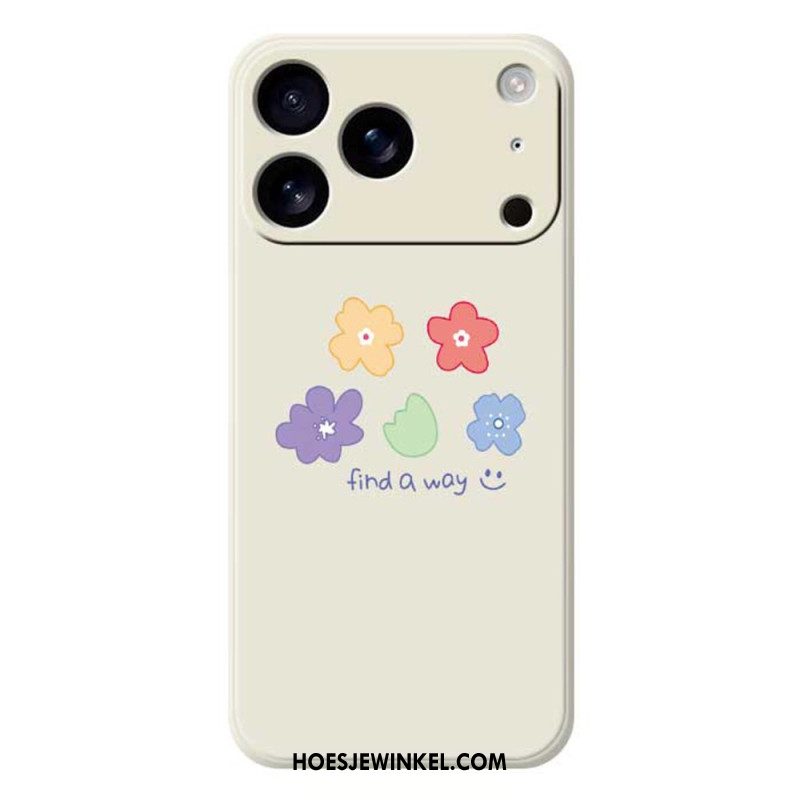 Case Hoesje iPhone 17 Pro Max Telefoonhoesje Kleine Bloemen