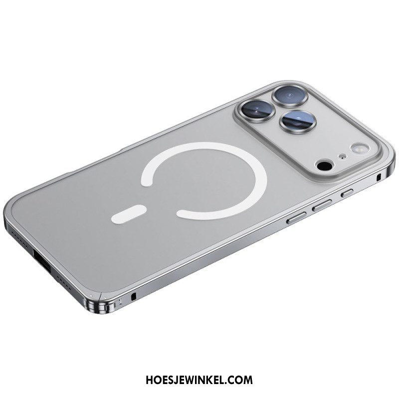 Case Hoesje iPhone 17 Pro Telefoonhoesje Magsafe-compatibel Met Veiligheidsslot