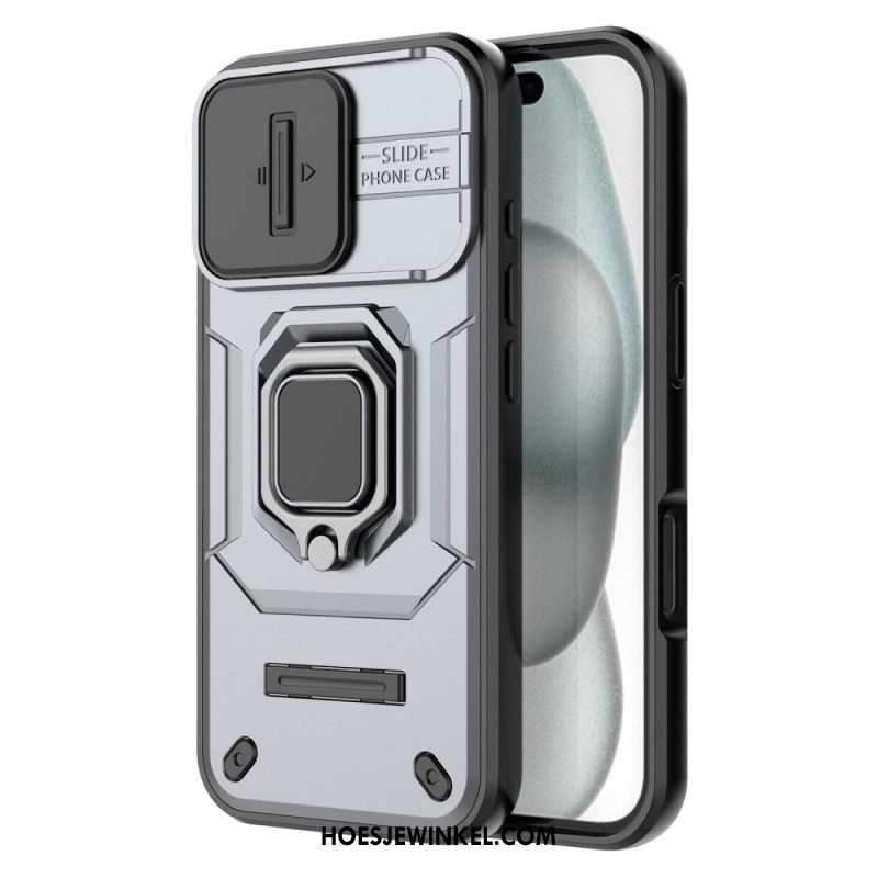 Case Hoesje iPhone 17 Telefoonhoesje Duurzame Ring Met Camera Beschermer