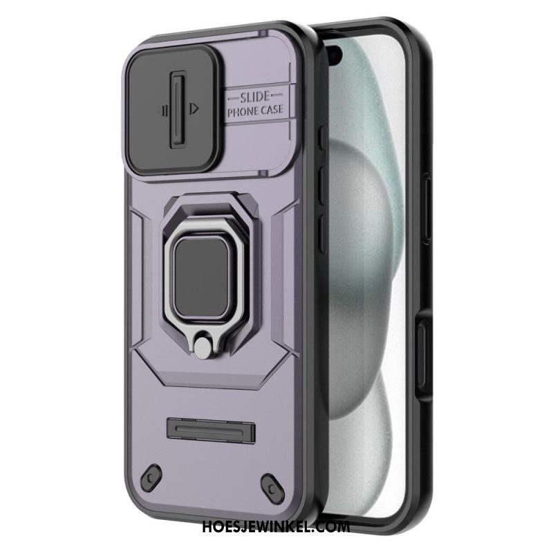 Case Hoesje iPhone 17 Telefoonhoesje Duurzame Ring Met Camera Beschermer